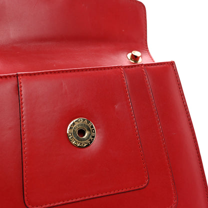 Bulgari Calfskin Serpenti Forever Crossbody Bag Red 12 of 12