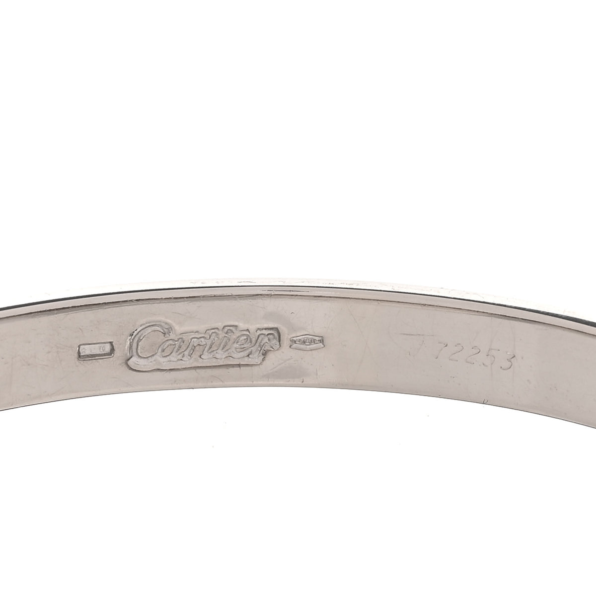 Cartier 18K White Gold LOVE Bracelet 17 4 of 7