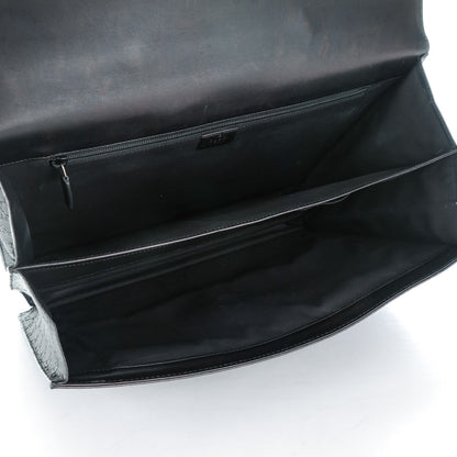 Gucci Guccissima Large Laptop Briefcase Black 6 of 10