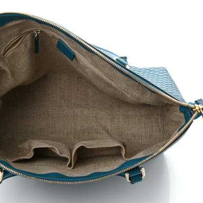 Gucci Soft Microguccissima Dome Satchel Deep Cobalt 5 of 11