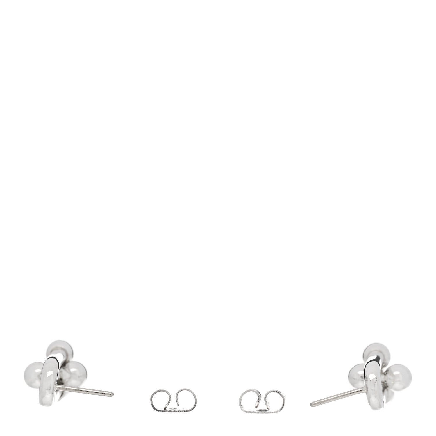 Tiffany Sterling Silver HardWear Double Long Link Earrings 3 of 5