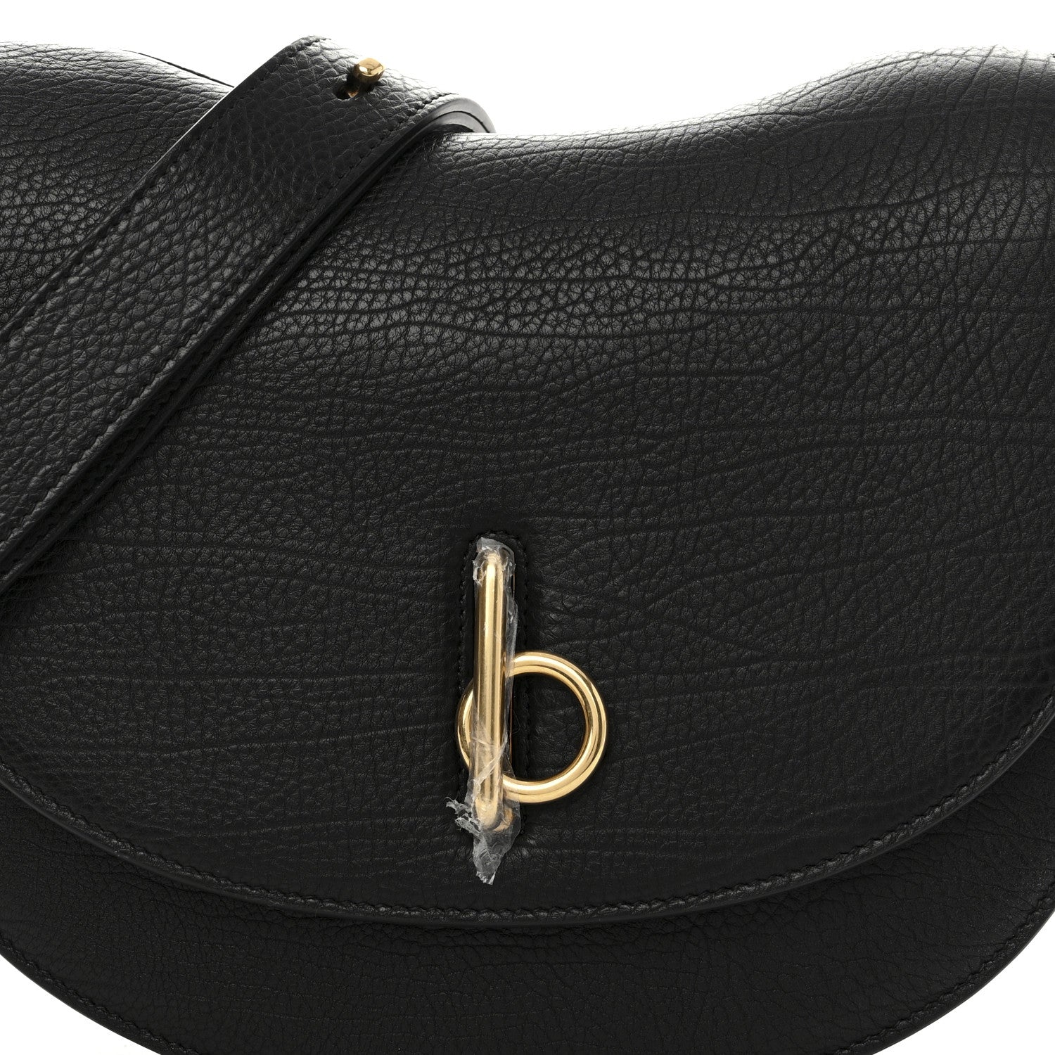 Burberry Calfskin Small Rocking Horse Crossbody Black 8 of 10