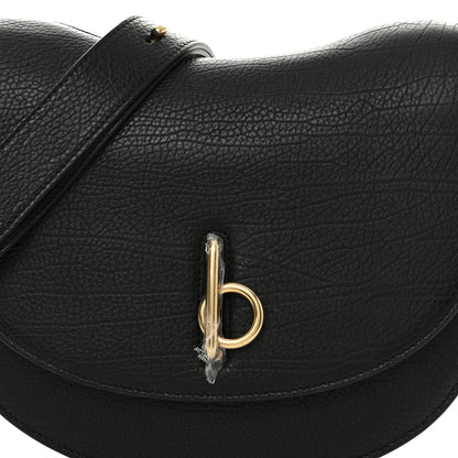 Burberry Calfskin Small Rocking Horse Crossbody Black 8 of 10