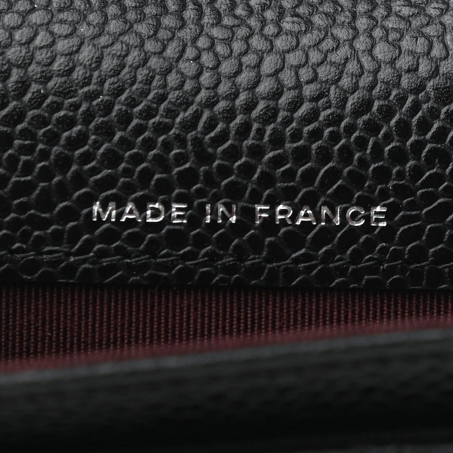Caviar Quilted Flap Card Holder Black