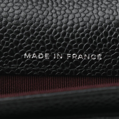 Chanel Caviar Quilted Flap Card Holder Black 7 of 9