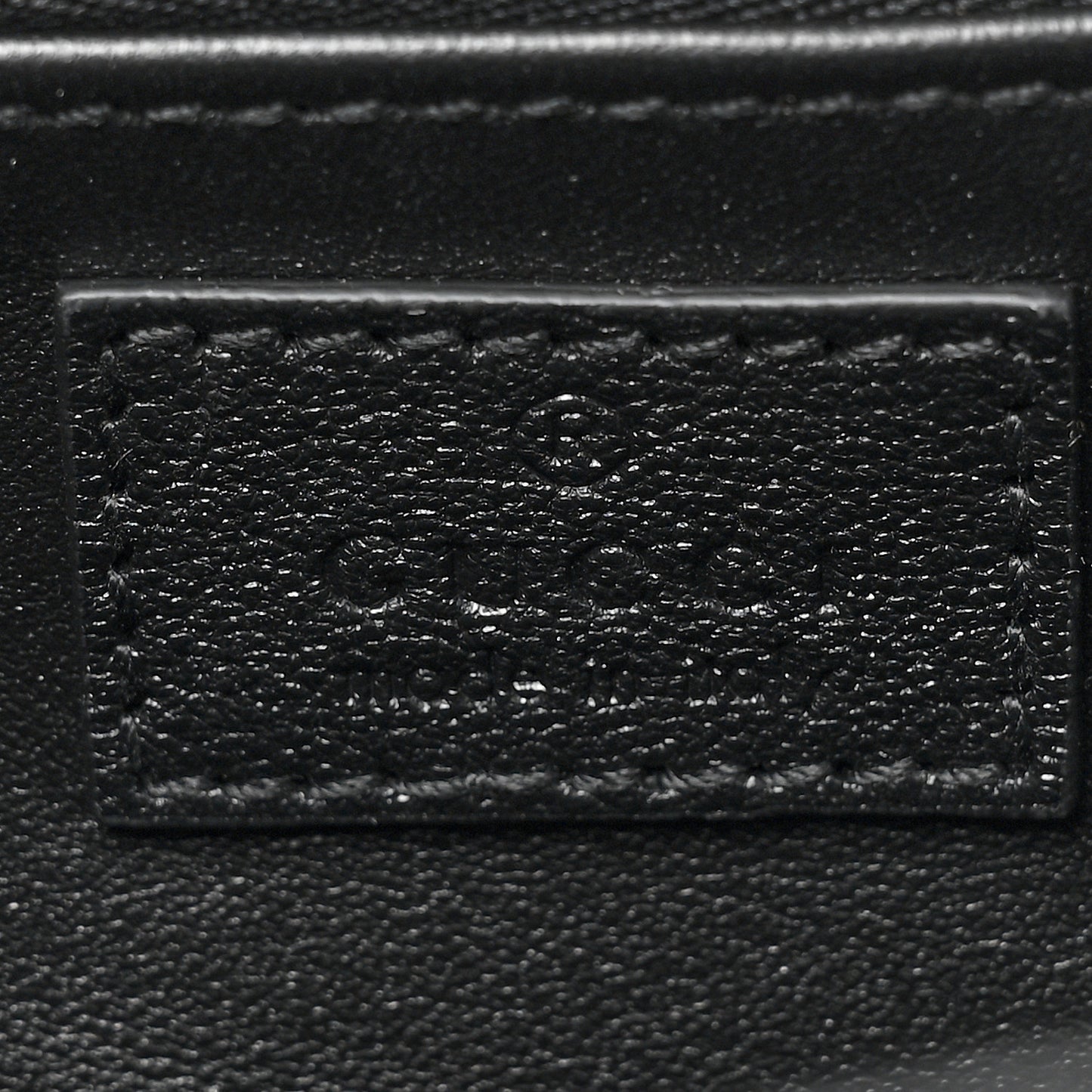 Sakai Be Green Calfskin Shearling Horsebit 1955 Shoulder Bag Black