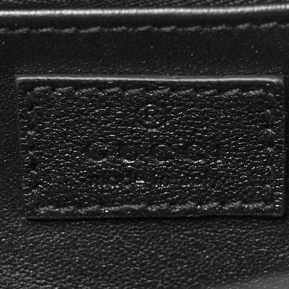 Gucci Sakai Be Green Calfskin Shearling Horsebit 1955 Shoulder Bag Black 7 of 12
