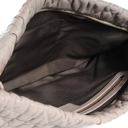 Christian Dior Lambskin Quilted Delidior Cannage Clutch Grey 5 of 7