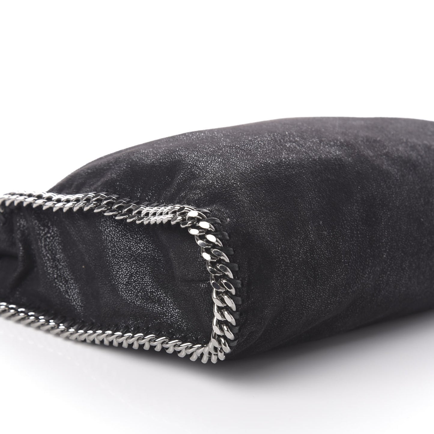 Shaggy Deer Falabella Fold Over Tote Black