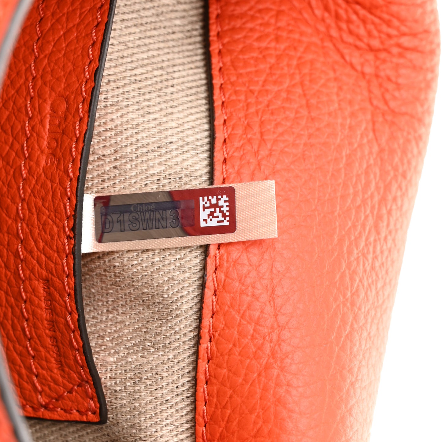 Calfskin Mini Marcie Round Crossbody Bag Rusted Orange