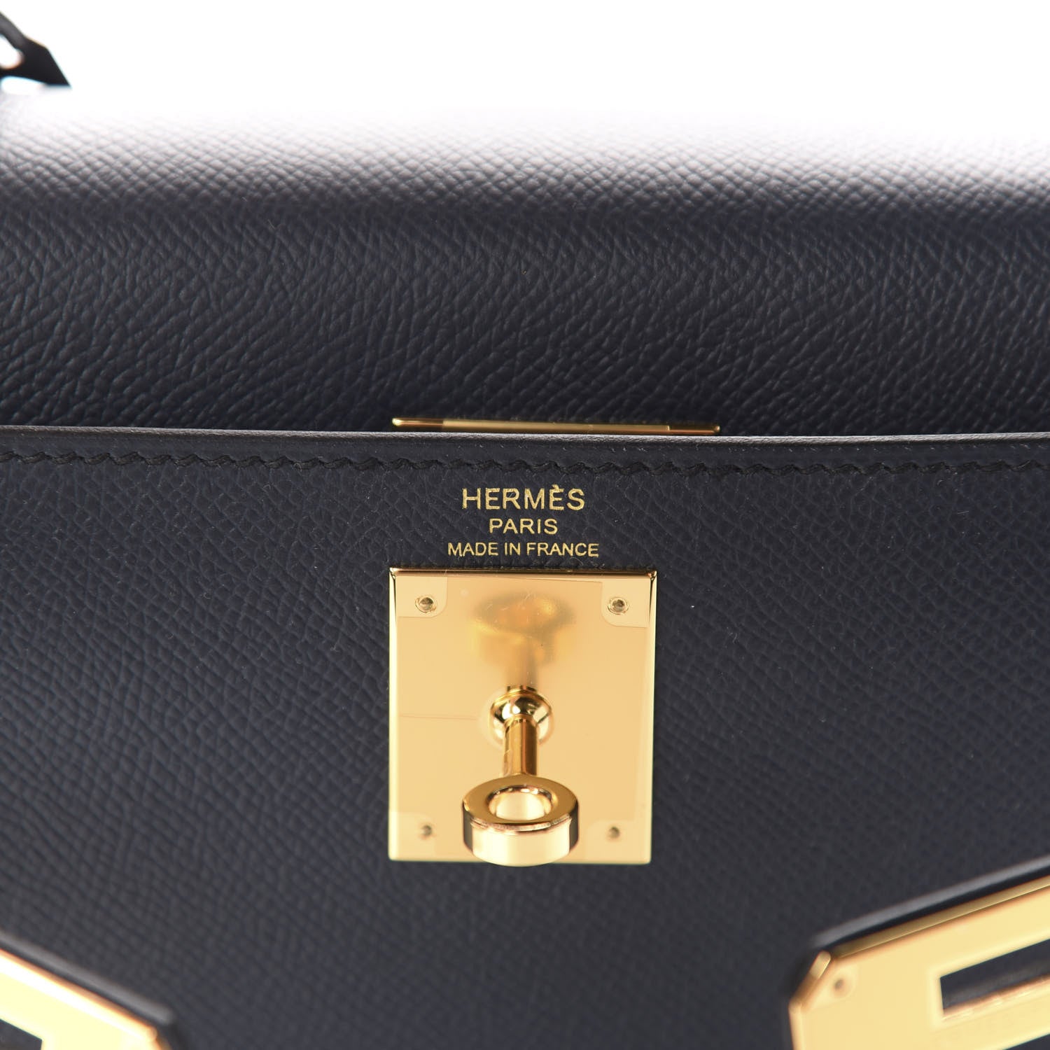 Hermes Epsom Kelly Sellier 28 Bleu Indigo 8 of 11