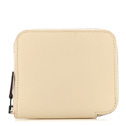 Hermes Epsom Silk'In Compact Wallet Nata 1 of 7