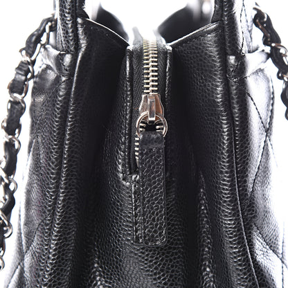 Chanel Caviar Quilted Timeless CC Soft Tote Black 9 of 10