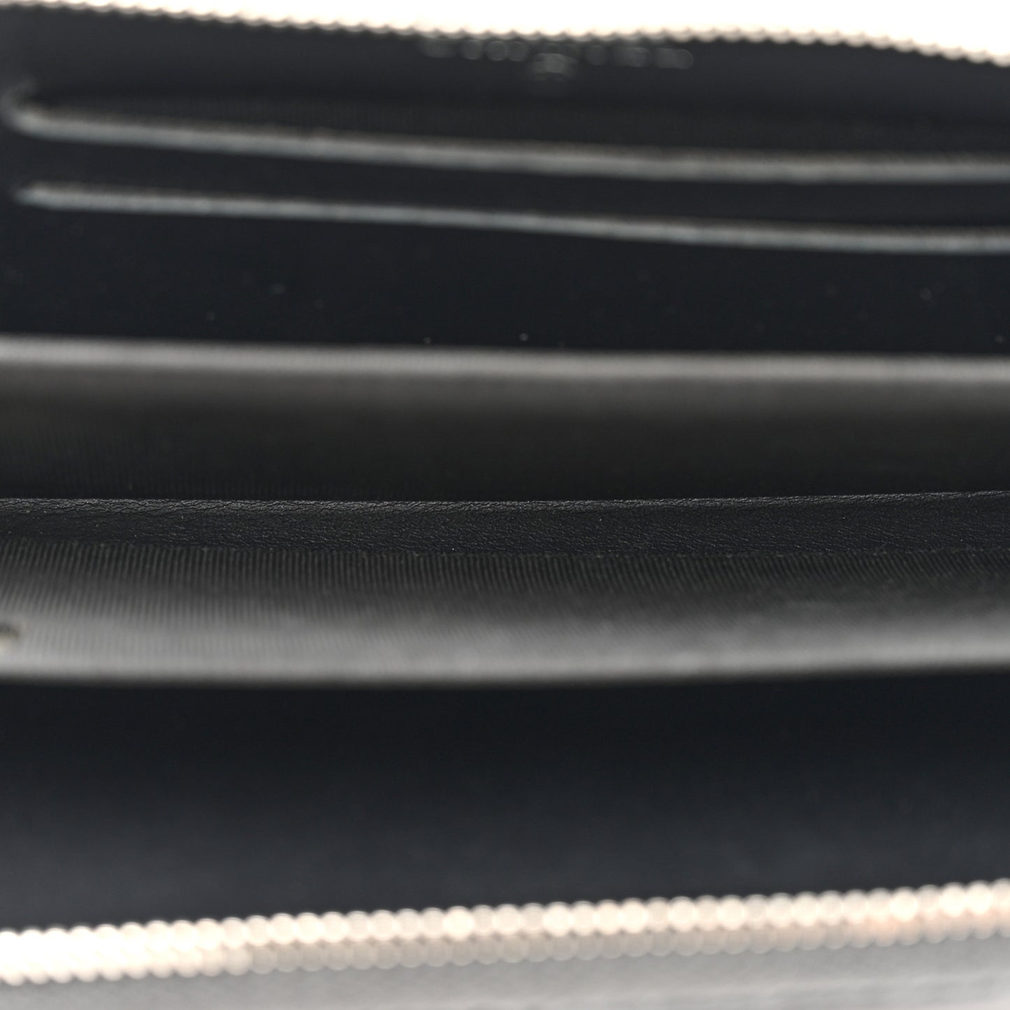 Lambskin Studded Small Timeless CC Zip Around Wallet Black
