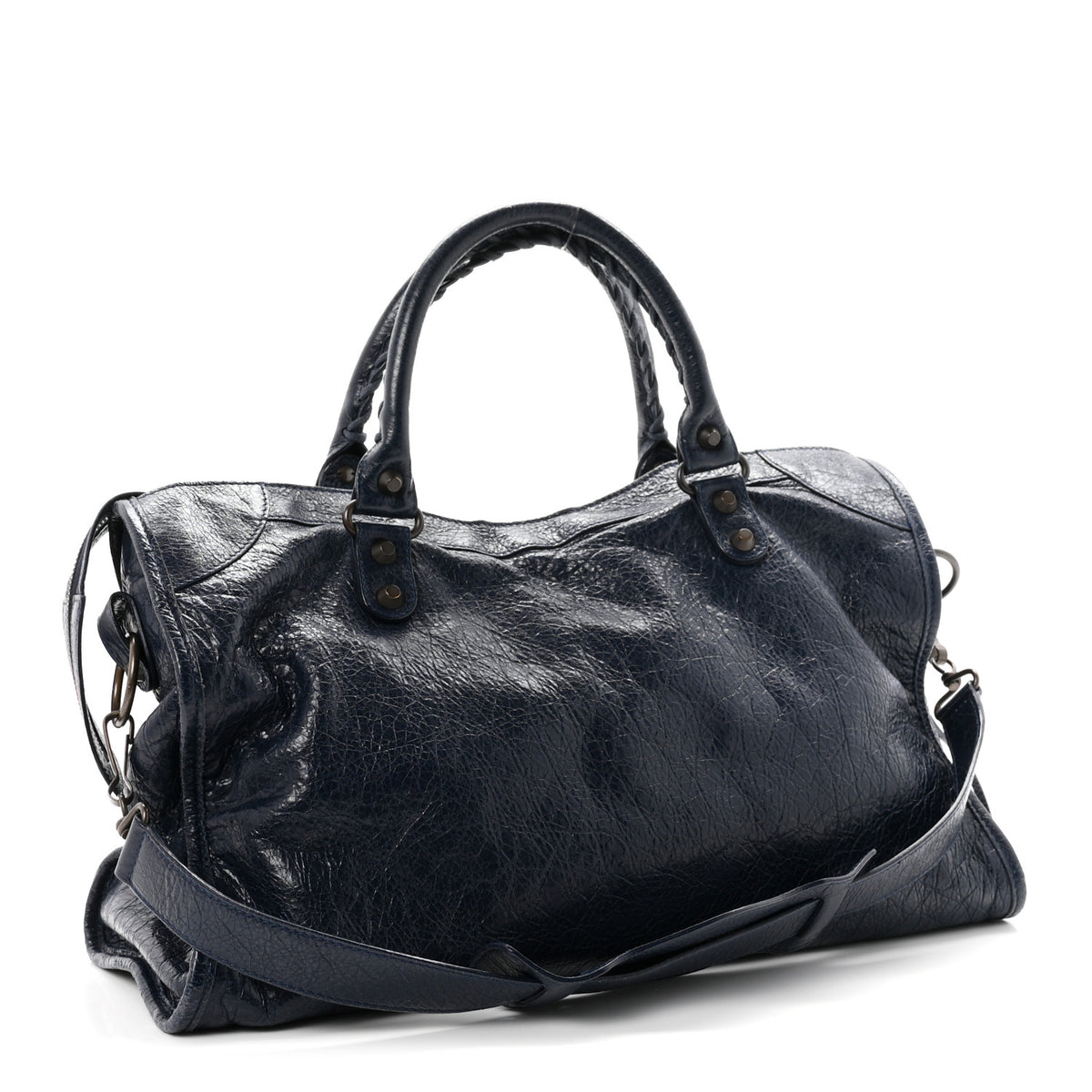Balenciaga Agneau Classic Hardware City Bleu Obscur 4 of 11