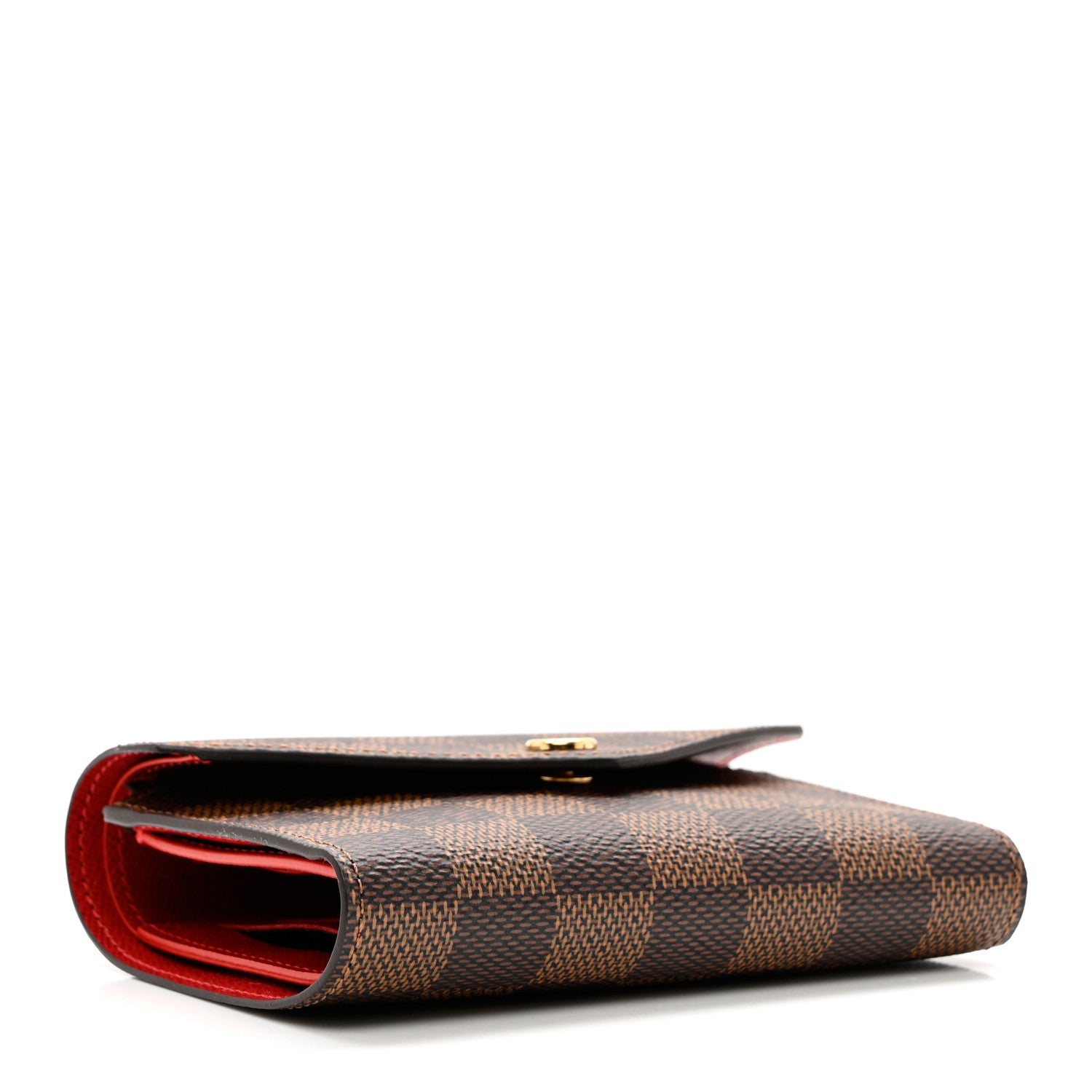 Louis Vuitton Damier Ebene Victorine Wallet Cherry 4 of 7