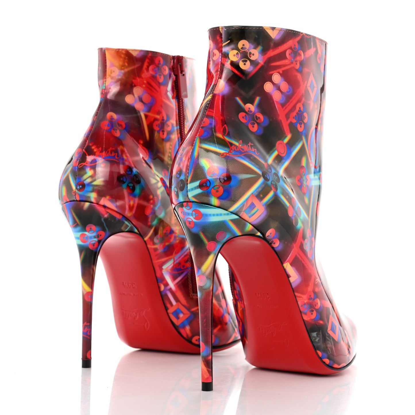 Patent Discolaser So Kate Booty 100 Ankle Boots 39.5 Multicolor