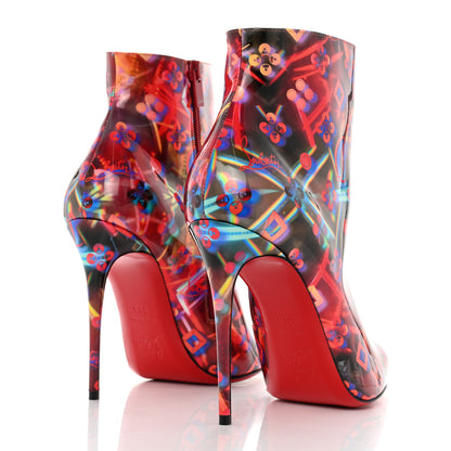 Christian Louboutin Patent Discolaser So Kate Booty 100 Ankle Boots 39.5 Multicolor 4 of 8