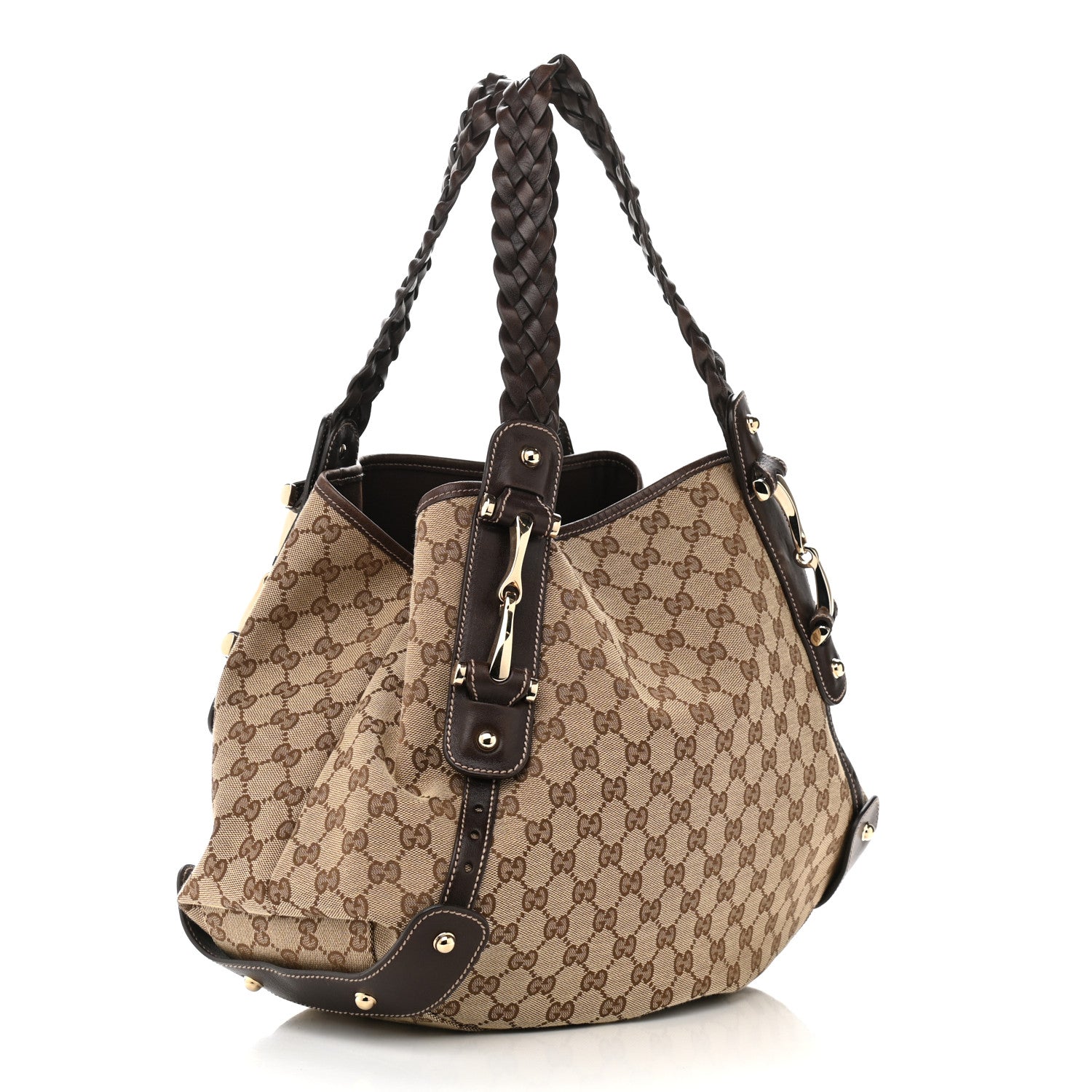 Gucci Monogram Medium Pelham Shoulder Bag Dark Brown 2 of 11