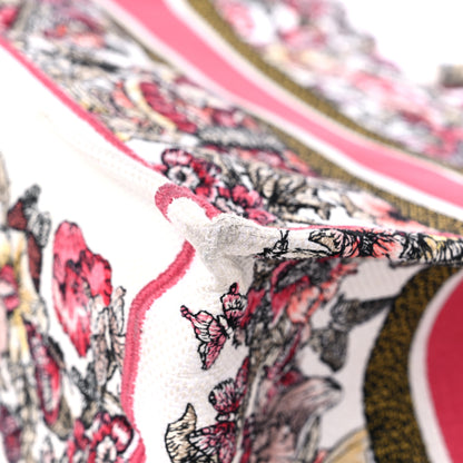 Christian Dior Canvas Embroidered Medium Butterfly Print Book Tote Multicolor 11 of 14