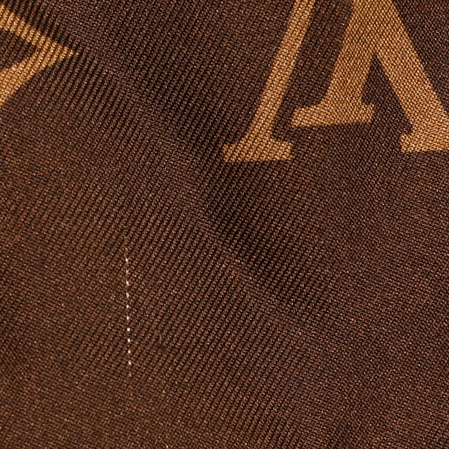 Louis Vuitton Silk Monogram Confidential Bandeau Brown 6 of 6