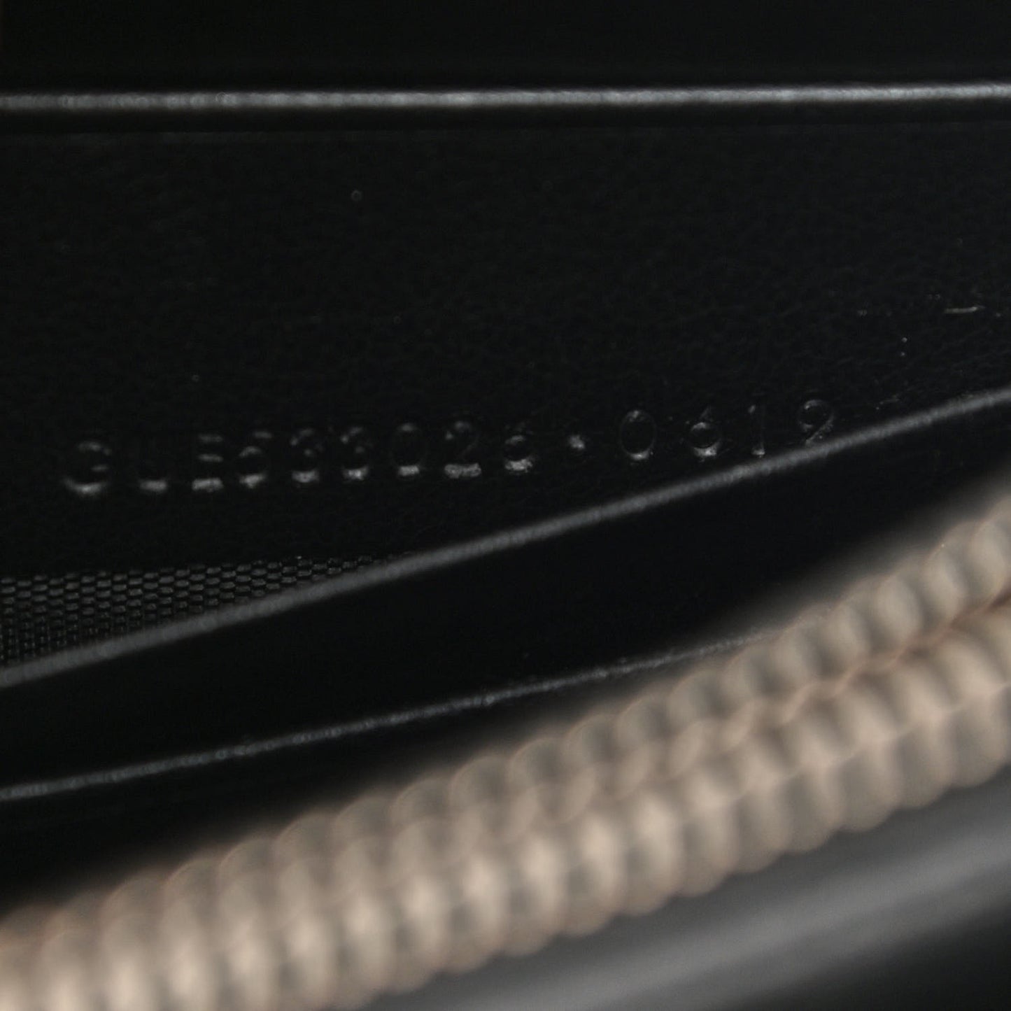 Calfskin Monogram Sunset Chain Wallet Black