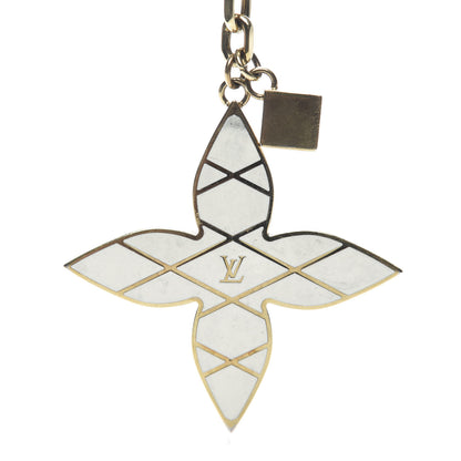 Louis Vuitton Malletage Flowers Bag Charm Key Holder 3 of 4