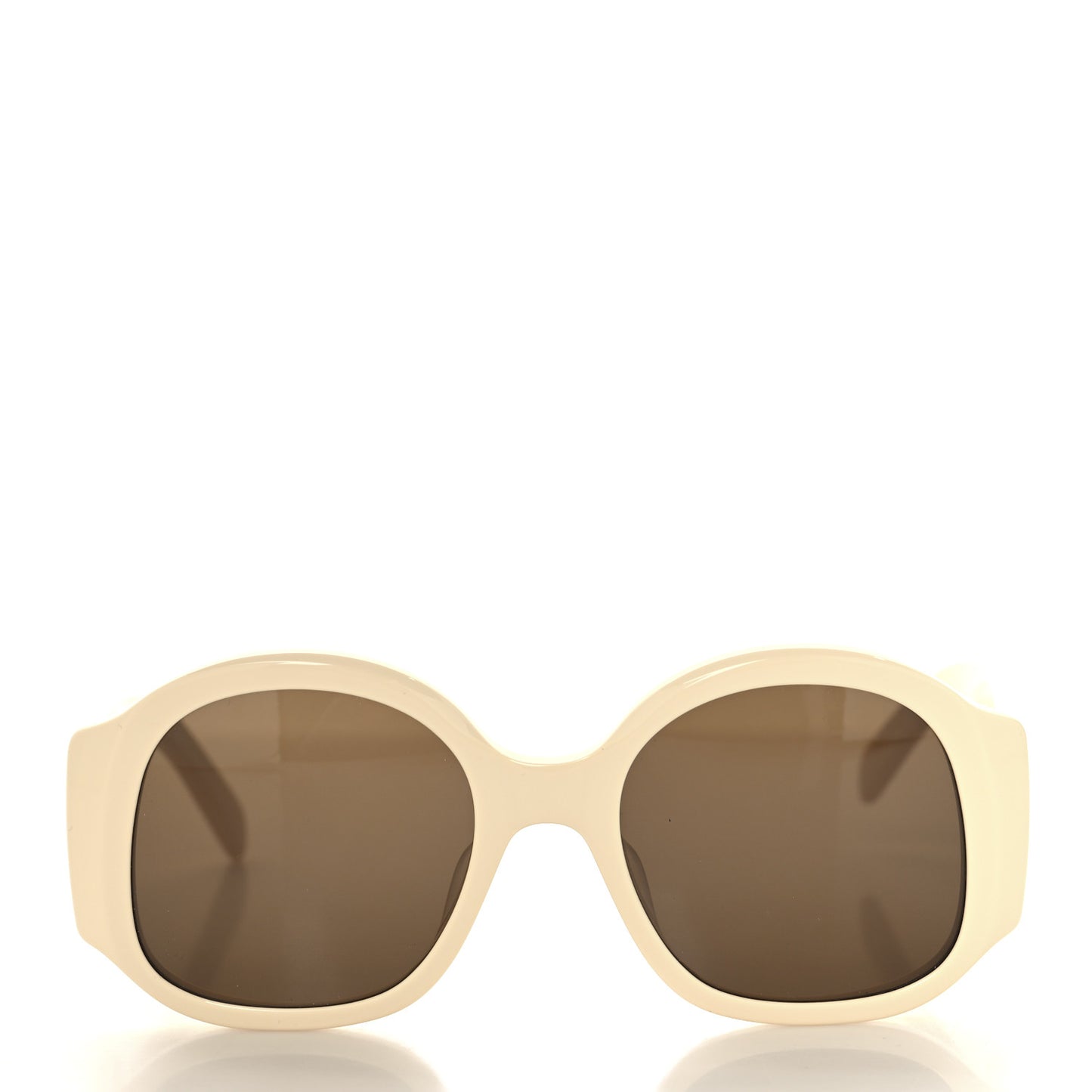 Acetate Triomphe Sunglasses CL40305U White