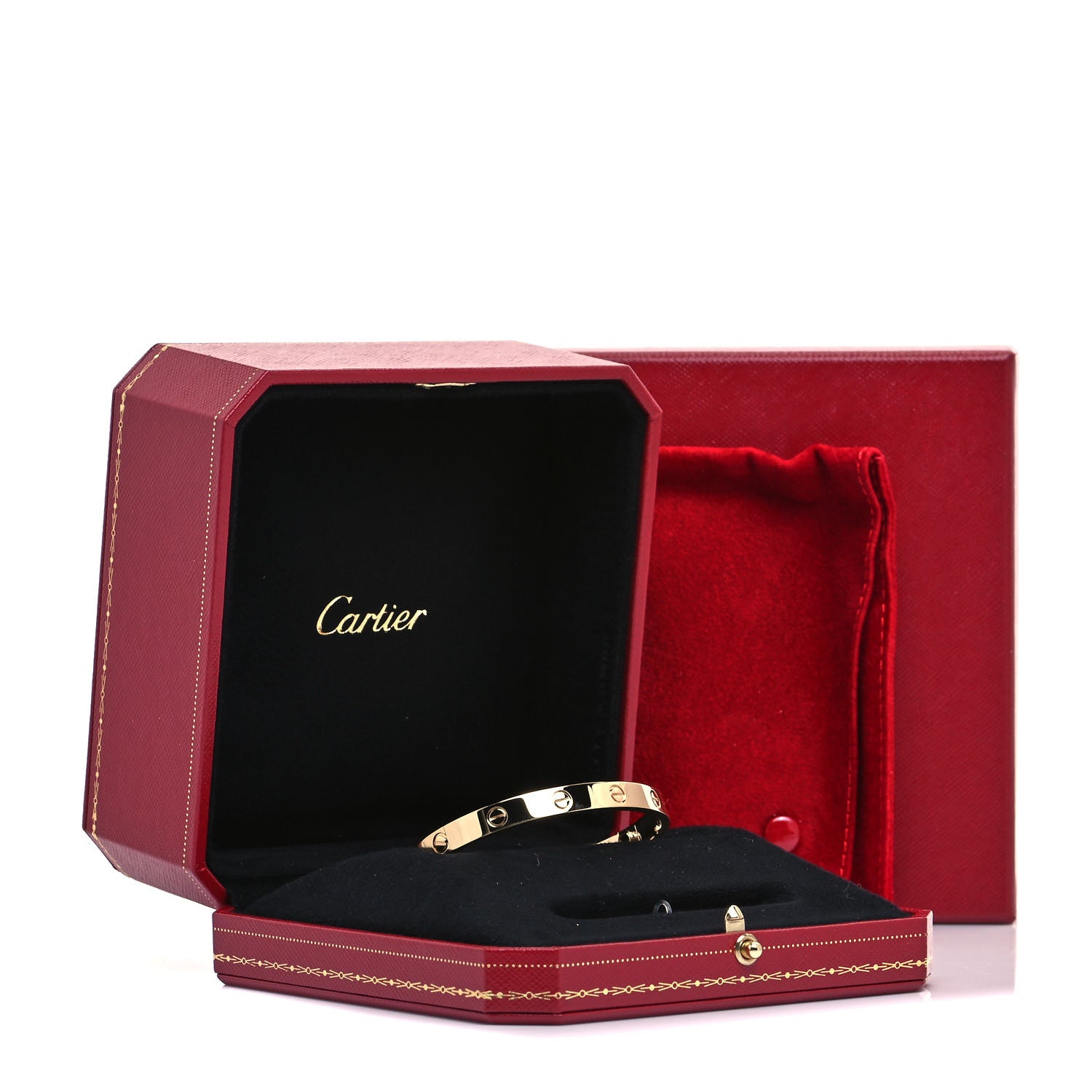 Cartier 18K Yellow Gold LOVE Bracelet 17 5 of 5