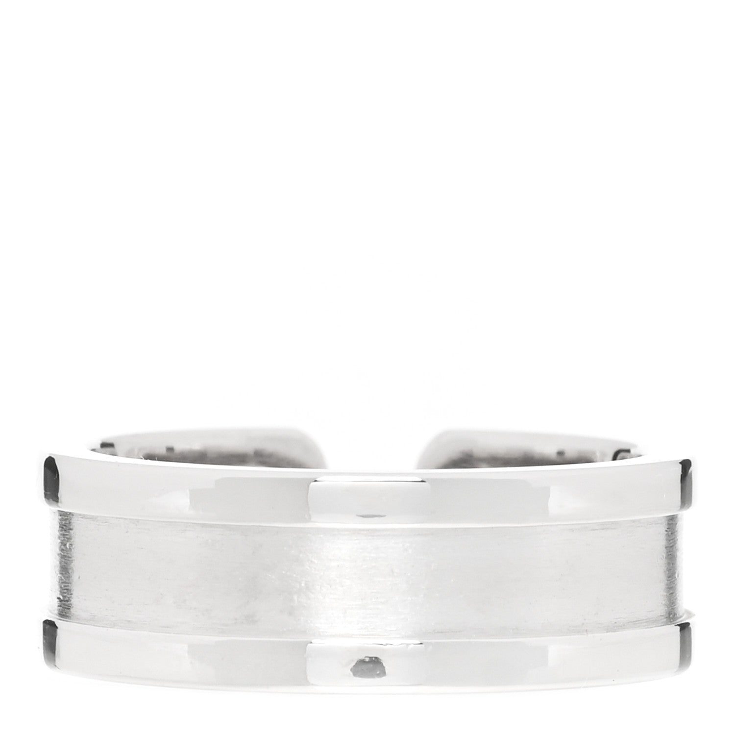 Cartier 18K White Gold 6.5mm C De Cartier Ring 51 5.75 3 of 4