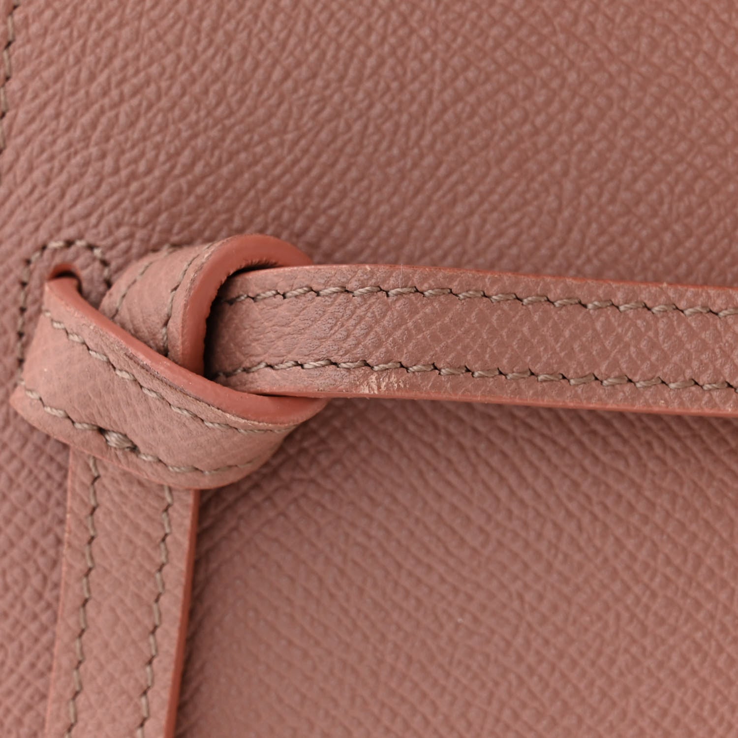 Celine Grained Calfskin Nano Belt Bag Antique Rose 11 of 12