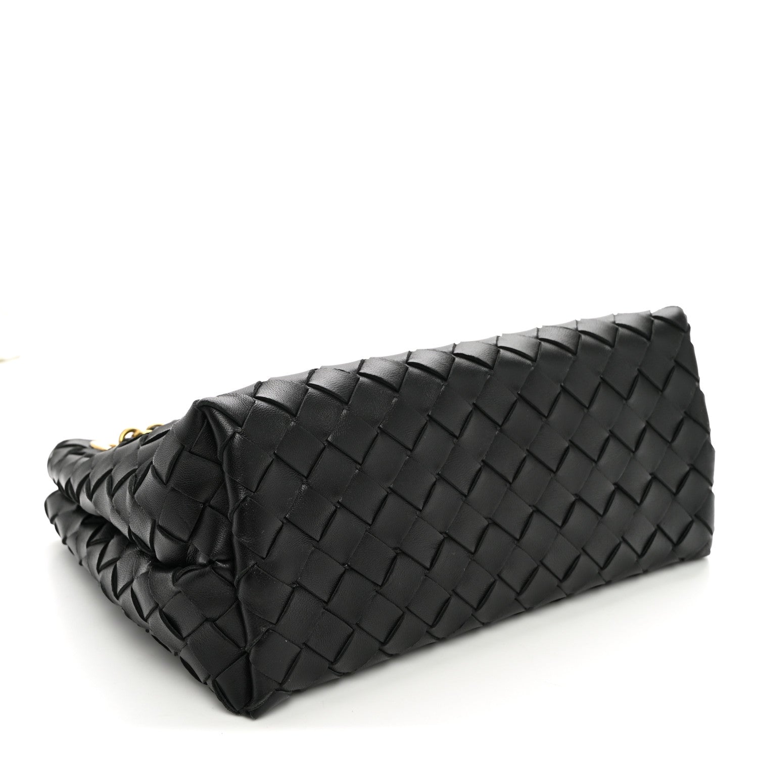 Bottega Veneta Nappa Intrecciato Small Andiamo Shoulder Bag Black 3 of 8