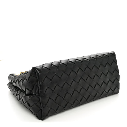 Bottega Veneta Nappa Intrecciato Small Andiamo Shoulder Bag Black 3 of 8