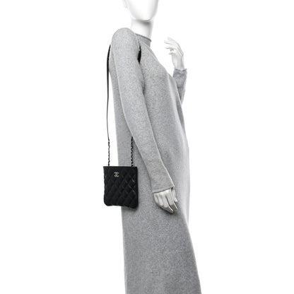 Chanel Lambskin Quilted Crossbody Bag Black 2 of 10