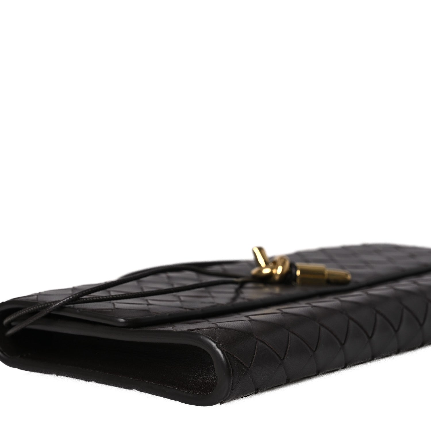 Bottega Veneta Nappa Intrecciato Long Andiamo Top Handle Clutch Fondant 9 of 11