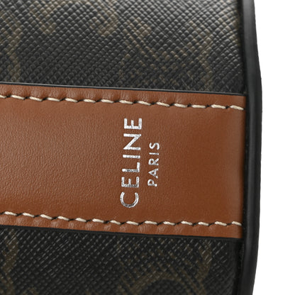 Celine Triomphe Canvas Vertical Cylinder Bag Tan 6 of 11