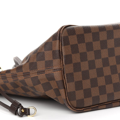 Louis Vuitton Damier Ebene Neo Neverfull MM Rose Ballerine 7 of 8
