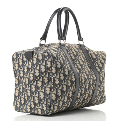 Christian Dior Monogram Boston Navy Blue 3 of 17