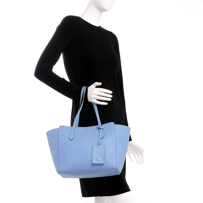 Gucci Dollar Calfskin Small Swing Tote Mineral Blue 2 of 11