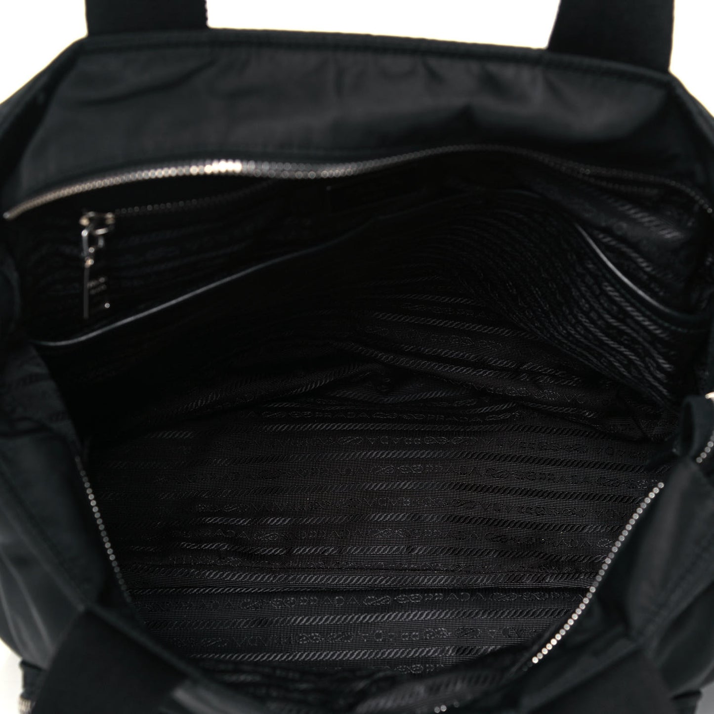 Nylon Vela Baby Bag Black