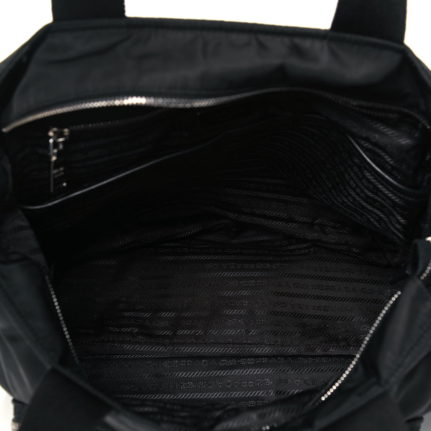 Prada Nylon Vela Baby Bag Black 4 of 8