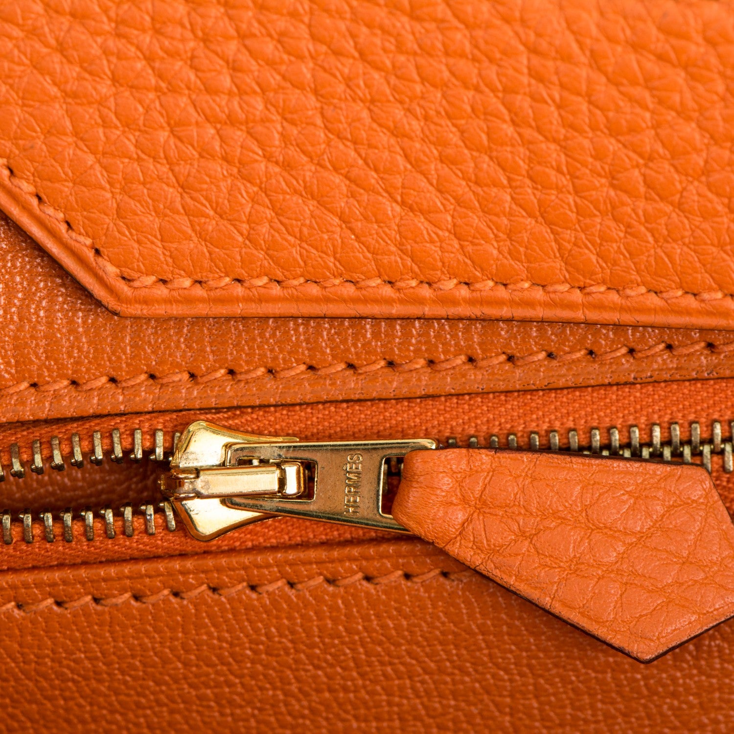 Hermes Togo Birkin 40 Orange 21 of 23