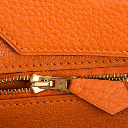 Hermes Togo Birkin 40 Orange 21 of 23