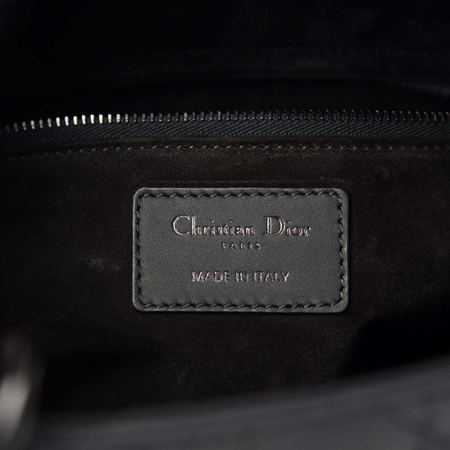 Christian Dior Ultra Matte Calfskin Cannage Medium Lady Dior Black 8 of 11