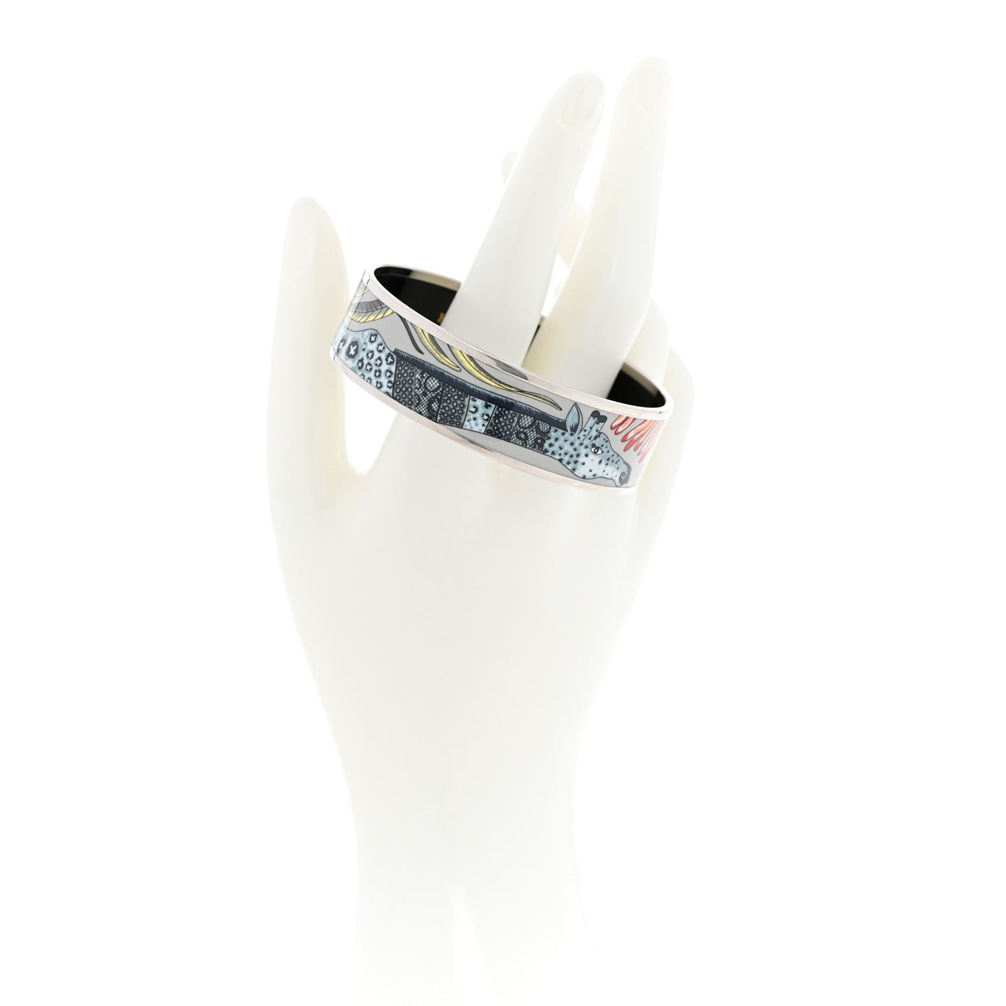 Enamel Printed Wide Le Marche de Savana Bracelet 70 Romantique