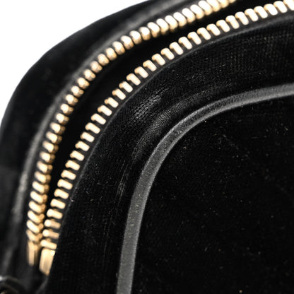 Saint Laurent Velvet Matelasse Monogram Lou Camera Bag Black 12 of 13