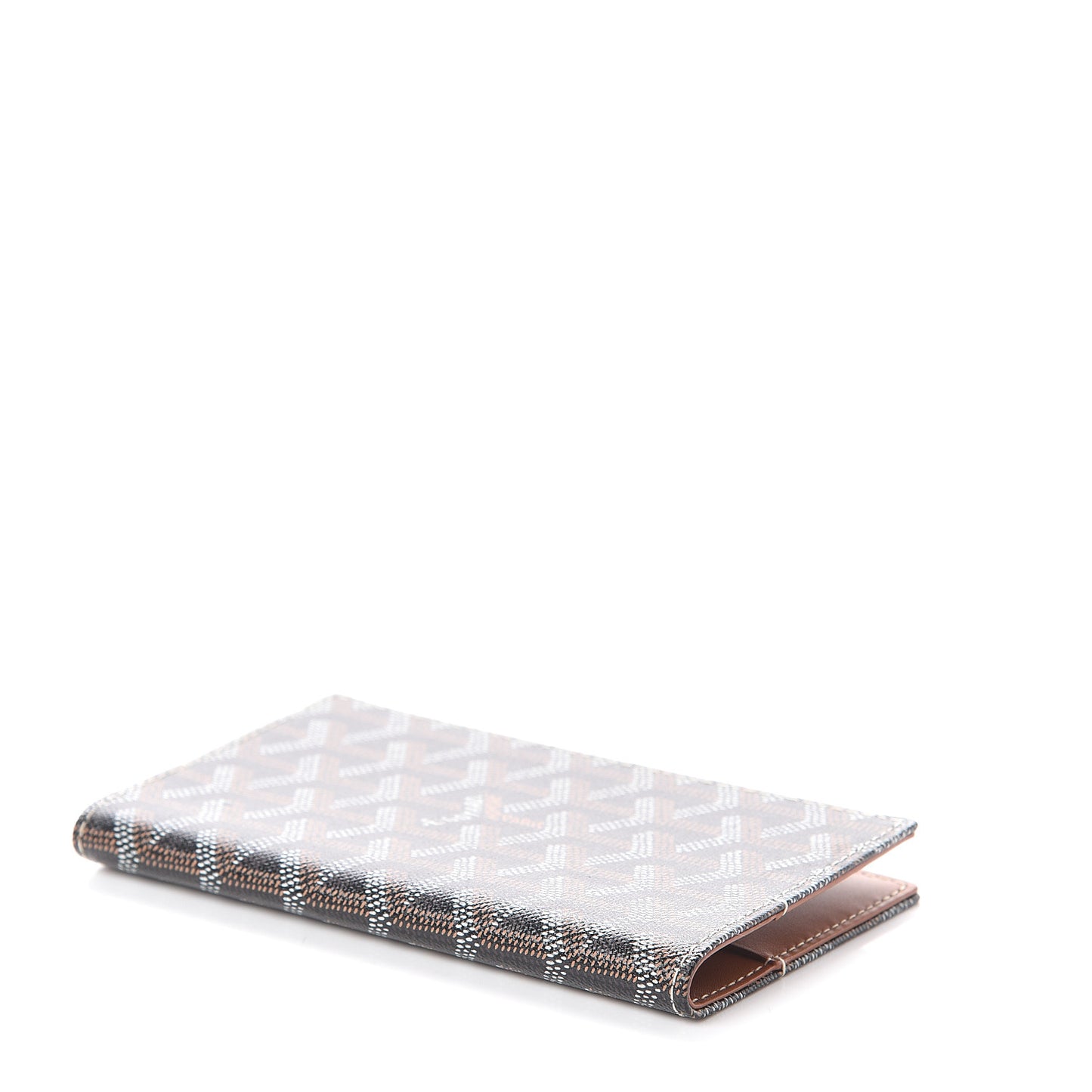Goyardine Passport Holder Black Gold