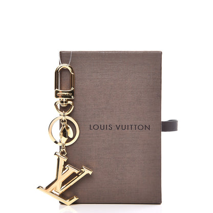 Louis Vuitton LV Facettes Bag Charm Key Holder Gold 4 of 4