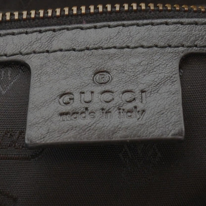 Gucci Leather Large Babouska Tote Black 5 of 7
