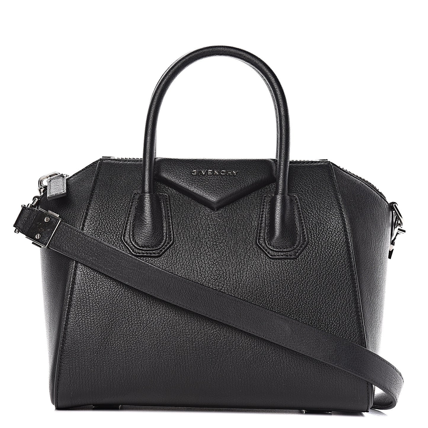 Sugar Goatskin Small Antigona Black